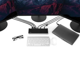 StarTech.com DK30CH2DEP base para portátil y replicador de puertos Alámbrico USB 3.2 Gen 1 (3.1 Gen 1) Type-C Negro, Plata