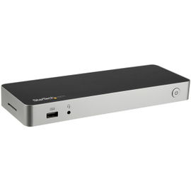 StarTech.com DK30CHDDPPD base para portátil y replicador de puertos Alámbrico USB 3.2 Gen 1 (3.1 Gen 1) Type-C Negro, Plata