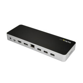 StarTech.com DK30CHDDPPD base para portátil y replicador de puertos Alámbrico USB 3.2 Gen 1 (3.1 Gen 1) Type-C Negro, Plata StarTech.com DK30CHDDPPD base para portátil y replicador de puertos Alámbrico USB 3.2 Gen 1 (3.1 Gen 1) Type-C Negro, Plata