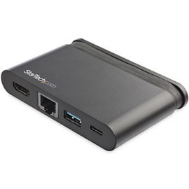 StarTech.com Adaptador Multipuertos USB-C con HDMI 1xA - 1xC - PD 3.0 de 100W - para Mac y Windows - PD 3.0 de 100W - Adaptador USB C - GbE - Estación de conexión - USB-C - 1GbE StarTech.com Adaptador Multipuertos USB-C con HDMI 1xA - 1xC - PD 3.0 de 100W - para Mac y Windows - PD 3.0 de 100W - Adaptador USB C - GbE - Estación de conexión - USB-C - 1GbE