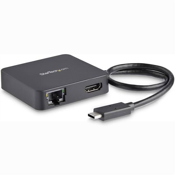 StarTech.com Adaptador Multipuertos USB C - Mini Dock Portátil USB-C 4K HDMI - Gigabit Ethernet - Hub USB 3.0 (1x USB-A 1x USB-C) - Adaptador Multi USB TipoC - Compatible con Thunderbolt 3 (DKT30CHD) - Estación de conexión - USB-C / Thunderbolt 3 - StarTech.com Adaptador Multipuertos USB C - Mini Dock Portátil USB-C 4K HDMI - Gigabit Ethernet - Hub USB 3.0 (1x USB-A 1x USB-C) - Adaptador Multi USB TipoC - Compatible con Thunderbolt 3 (DKT30CHD) - Estación de conexión - USB-C / Thunderbolt 3 -