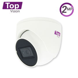 CAMARA DOMO TURRENT TOPVISION TCD200 / AHD / TVI / CVI / SD / 2MP-1080P / 2.8MM / 20M IR / PROTECCIÓN IP66 / PLÁSTICA / 12VDC