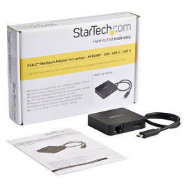 StarTech.com Adaptador Multipuertos USB C - Mini Dock Portátil USB-C 4K HDMI - Gigabit Ethernet - Hub USB 3.0 (1x USB-A 1x USB-C) - Adaptador Multi USB TipoC - Compatible con Thunderbolt 3 (DKT30CHD) - Estación de conexión - USB-C / Thunderbolt 3 - StarTech.com Adaptador Multipuertos USB C - Mini Dock Portátil USB-C 4K HDMI - Gigabit Ethernet - Hub USB 3.0 (1x USB-A 1x USB-C) - Adaptador Multi USB TipoC - Compatible con Thunderbolt 3 (DKT30CHD) - Estación de conexión - USB-C / Thunderbolt 3 -