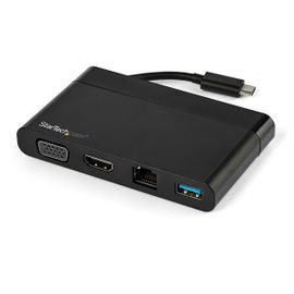 StarTech.com Adaptador Multipuertos USB-C 4K con HDMI y VGA - Mac Win Chrome - 1x USB-A - GbE - Portátil - Docking Station USB Tipo C StarTech.com Adaptador Multipuertos USB-C 4K con HDMI y VGA - Mac Win Chrome - 1x USB-A - GbE - Portátil - Docking Station USB Tipo C