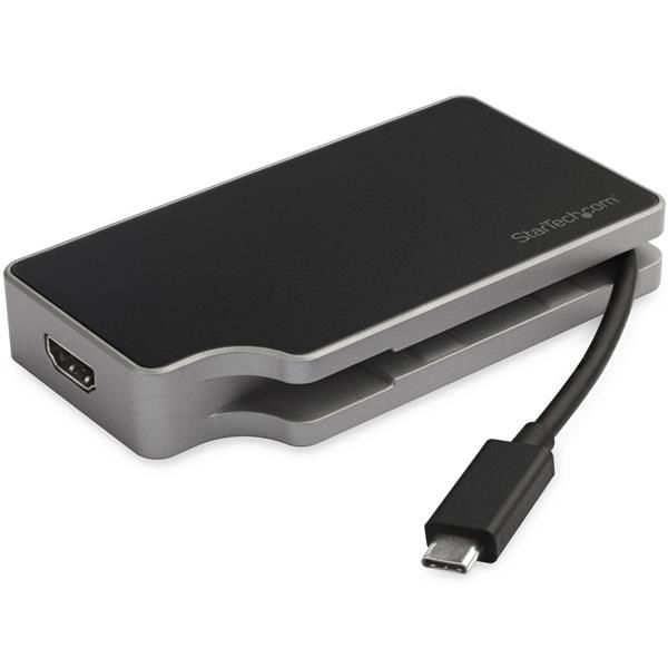 StarTech.com Adaptador USB-C Multipuertos HDMI y VGA - PD 95W - Mac Win Chrome - 4K - USB-A - GbE - Portátil - Docking Station USB Tipo C StarTech.com Adaptador USB-C Multipuertos HDMI y VGA - PD 95W - Mac Win Chrome - 4K - USB-A - GbE - Portátil - Docking Station USB Tipo C
