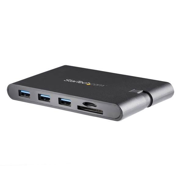 StarTech.com Docking Station USB-C con HDMI y VGA - para Mac y Windows -3x USB 3.0 - SD / micro SD - PD 3.0 - Adaptador USB C a USB 3.0