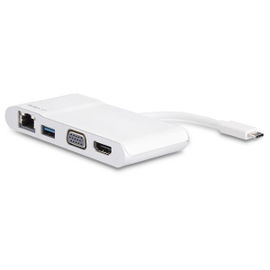 StarTech.com Adaptador Multipuertos USB-C para Ordenadores Portátiles - HDMI o VGA 4K - USB 3.0 - Blanco y Plateado StarTech.com Adaptador Multipuertos USB-C para Ordenadores Portátiles - HDMI o VGA 4K - USB 3.0 - Blanco y Plateado