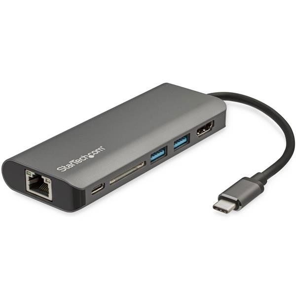 StarTech.com Adaptador Multipuertos con HDMI - 4K - Mac / Windows - Lector de Tarjetas SD - Hub USB C a USB 3.0 - 2x USB-A 1x USB-C PD 3.0 - Versión actualizada del DKT30CSDHPD (DKT30CSDHPD3) - Estación de conexión - USB-C - 1GbE - para P/N: ARMPIVOT StarTech.com Adaptador Multipuertos con HDMI - 4K - Mac / Windows - Lector de Tarjetas SD - Hub USB C a USB 3.0 - 2x USB-A 1x USB-C PD 3.0 - Versión actualizada del DKT30CSDHPD (DKT30CSDHPD3) - Estación de conexión - USB-C - 1GbE - para P/N: ARMPIVOT