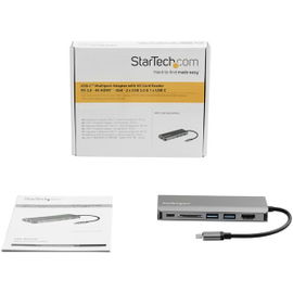 StarTech.com Adaptador Multipuertos con HDMI - 4K - Mac / Windows - Lector de Tarjetas SD - Hub USB C a USB 3.0 - 2x USB-A 1x USB-C PD 3.0 - Versión actualizada del DKT30CSDHPD (DKT30CSDHPD3) - Estación de conexión - USB-C - 1GbE - para P/N: ARMPIVOT StarTech.com Adaptador Multipuertos con HDMI - 4K - Mac / Windows - Lector de Tarjetas SD - Hub USB C a USB 3.0 - 2x USB-A 1x USB-C PD 3.0 - Versión actualizada del DKT30CSDHPD (DKT30CSDHPD3) - Estación de conexión - USB-C - 1GbE - para P/N: ARMPIVOT