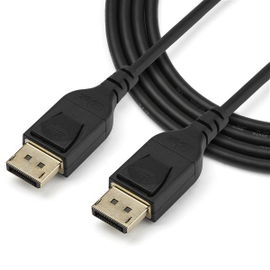 StarTech.com Cable DisplayPort 1.4 de 1m con Certificación VESA - 8K 60Hz HBR3 HDR - Cable de 1m para Monitor DisplayPort a DisplayPort Super UHD - Cable Delgado de Vídeo DP 1.4 Ultra HD 4K 120Hz - con Conectores DP M/M