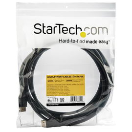 StarTech.com Cable de 5m DisplayPort 1.4 - Certificado VESA StarTech.com Cable de 5m DisplayPort 1.4 - Certificado VESA