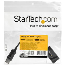 StarTech.com Adaptador DisplayPort a HDMI con HDR - 4K 60Hz - Negro StarTech.com Adaptador DisplayPort a HDMI con HDR - 4K 60Hz - Negro