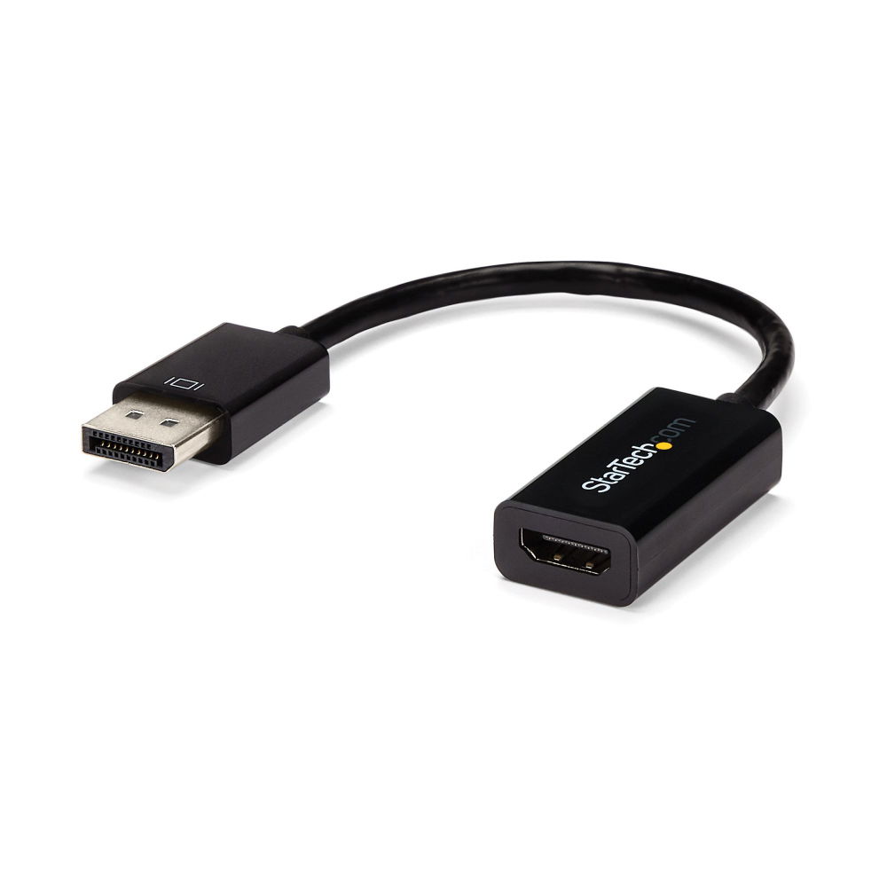 StarTech.com Conversor de Vídeo DisplayPort a HDMI con Audio – Adaptador Activo DP 1.2 para Ordenadores de Sobremesa/Laptops – 4K @ 30Hz