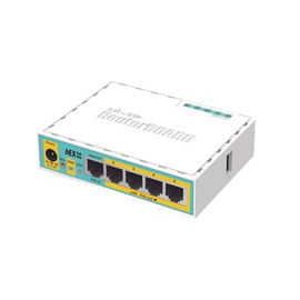 MikroTik RouterBOARD hEX lite RB750UPr2 - Router conmutador de 4 puertos -