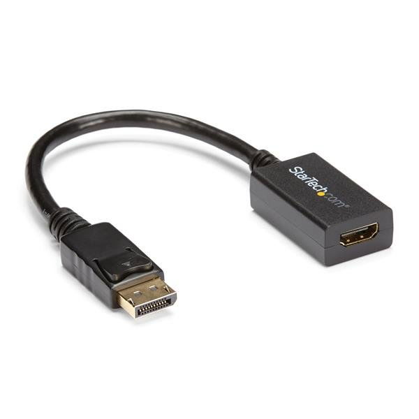 StarTech.com Adaptador Conversor de Video DisplayPort a HDMI Cable Convertidor DP Pasivo Hembra HDMI Macho DP 1920x1200 - Adaptador de vídeo - DisplayPort macho a HDMI hembra - 26.5 cm - para P/N: DK30CH2DEP, DK30CH2DEPUE, DK30CHDDPPD, DK30CHDPPDUE, StarTech.com Adaptador Conversor de Video DisplayPort a HDMI Cable Convertidor DP Pasivo Hembra HDMI Macho DP 1920x1200 - Adaptador de vídeo - DisplayPort macho a HDMI hembra - 26.5 cm - para P/N: DK30CH2DEP, DK30CH2DEPUE, DK30CHDDPPD, DK30CHDPPDUE,