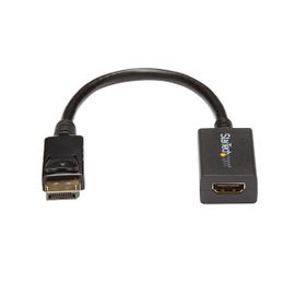 StarTech.com Adaptador Conversor de Video DisplayPort a HDMI Cable Convertidor DP Pasivo Hembra HDMI Macho DP 1920x1200 - Adaptador de vídeo - DisplayPort macho a HDMI hembra - 26.5 cm - para P/N: DK30CH2DEP, DK30CH2DEPUE, DK30CHDDPPD, DK30CHDPPDUE, StarTech.com Adaptador Conversor de Video DisplayPort a HDMI Cable Convertidor DP Pasivo Hembra HDMI Macho DP 1920x1200 - Adaptador de vídeo - DisplayPort macho a HDMI hembra - 26.5 cm - para P/N: DK30CH2DEP, DK30CH2DEPUE, DK30CHDDPPD, DK30CHDPPDUE,