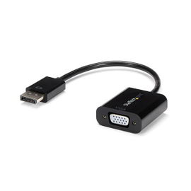 StarTech.com Adaptador DisplayPort a VGA de Pantalla - 1080p 1920x1200 - Conversor Activo de Vídeo HD DP a VGA - (DP2VGA3) - Adaptador de pantalla - DisplayPort (M) a HD-15 (VGA) (H) - 10 cm - activo - negro - para P/N: DK31C3HDPD, DK31C3HDPDUE, DKM3