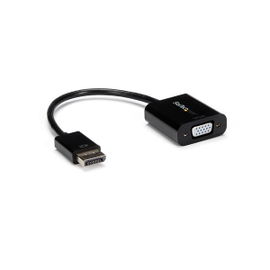 StarTech.com Adaptador DisplayPort a VGA de Pantalla - 1080p 1920x1200 - Conversor Activo de Vídeo HD DP a VGA - (DP2VGA3) - Adaptador de pantalla - DisplayPort (M) a HD-15 (VGA) (H) - 10 cm - activo - negro - para P/N: DK31C3HDPD, DK31C3HDPDUE, DKM3 StarTech.com Adaptador DisplayPort a VGA de Pantalla - 1080p 1920x1200 - Conversor Activo de Vídeo HD DP a VGA - (DP2VGA3) - Adaptador de pantalla - DisplayPort (M) a HD-15 (VGA) (H) - 10 cm - activo - negro - para P/N: DK31C3HDPD, DK31C3HDPDUE, DKM3