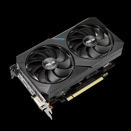 ASUS DUAL-RTX2070-O8G-MINI - OC Edition - tarjeta gráfica - GF RTX 2070 - 8 GB GDDR6 - PCIe 3.0 x16 - DVI, HDMI, DisplayPort