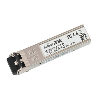 MikroTik S-85DLC05D - Módulo de transceptor SFP (mini-GBIC) - SFP (mini-GBIC) / LC de modos múltiples - hasta 550 m - 850 nm
