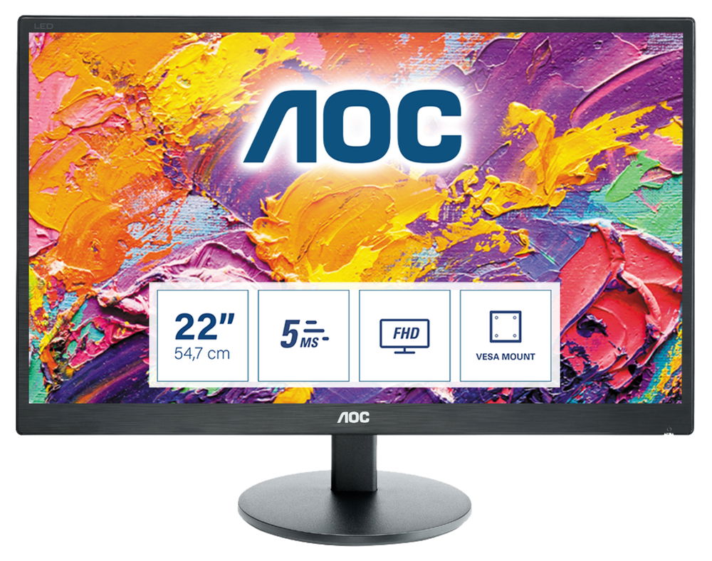 AOC 70 Series E2270SWN LED display 54,6 cm (21.5 AOC 70 Series E2270SWN LED display 54,6 cm (21.5
