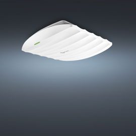 Punto de Acceso Omada, 802.11 b/g/n (2.4 GHz), hasta 300 Mbps, alimentación PoE pasivo, para montaje en techo, soporta hasta 50 clientes.