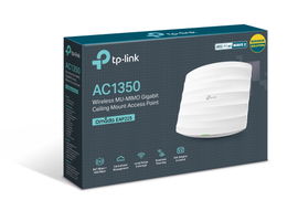 Punto de Acceso Omada de doble banda 802.11ac, MU-MIMO, PoE 802.3af y PoE Pasivo, soporta hasta 100 clientes, hasta 1350 Mbps