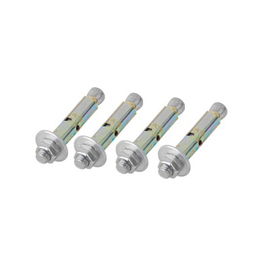 Kit de 4 Piezas de Taquete Tipo Barrenancla con Tornillo de 3/8 Kit de 4 Piezas de Taquete Tipo Barrenancla con Tornillo de 3/8