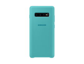 Samsung Silicone Cover EF-PG975 - Carcasa trasera para teléfono móvil - silicona - verde - para Galaxy S10+, S10+ (Unlocked)