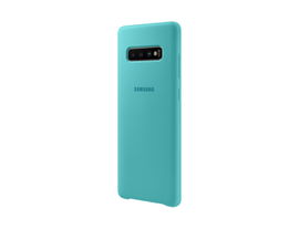 Samsung Silicone Cover EF-PG975 - Carcasa trasera para teléfono móvil - silicona - verde - para Galaxy S10+, S10+ (Unlocked)
