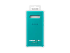 Samsung Silicone Cover EF-PG975 - Carcasa trasera para teléfono móvil - silicona - verde - para Galaxy S10+, S10+ (Unlocked)