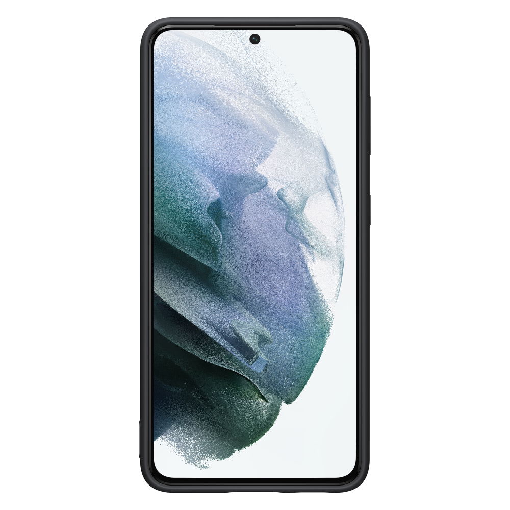 Samsung Silicone Cover EF-PG991 - Carcasa trasera para teléfono móvil - silicona - negro - para Galaxy S21 5G Samsung Silicone Cover EF-PG991 - Carcasa trasera para teléfono móvil - silicona - negro - para Galaxy S21 5G
