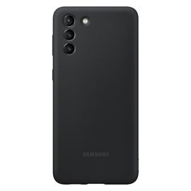 Samsung Silicone Cover EF-PG996 - Carcasa trasera para teléfono móvil - silicona - negro - para Galaxy S21+ 5G