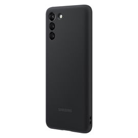 Samsung Silicone Cover EF-PG996 - Carcasa trasera para teléfono móvil - silicona - negro - para Galaxy S21+ 5G