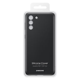 Samsung Silicone Cover EF-PG996 - Carcasa trasera para teléfono móvil - silicona - negro - para Galaxy S21+ 5G