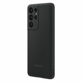 Samsung Silicone Cover EF-PG998 - Carcasa trasera para teléfono móvil - silicona - negro - para Galaxy S21 Ultra 5G Samsung Silicone Cover EF-PG998 - Carcasa trasera para teléfono móvil - silicona - negro - para Galaxy S21 Ultra 5G
