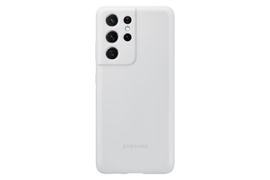 Samsung Silicone Cover EF-PG998 - Carcasa trasera para teléfono móvil - silicona - gris claro - para Galaxy S21 Ultra 5G