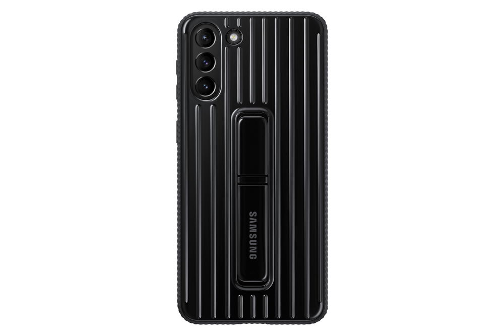 Samsung Protective Standing Cover EF-RG996 - Carcasa trasera para teléfono móvil - negro - para Galaxy S21+ 5G Samsung Protective Standing Cover EF-RG996 - Carcasa trasera para teléfono móvil - negro - para Galaxy S21+ 5G
