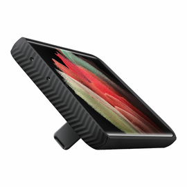 Samsung Protective Standing Cover EF-RG998 - Carcasa trasera para teléfono móvil - negro - para Galaxy S21 Ultra 5G