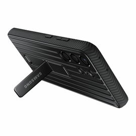 Samsung Protective Standing Cover EF-RG998 - Carcasa trasera para teléfono móvil - negro - para Galaxy S21 Ultra 5G