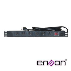BARRA MULTICONTACTOS PDU ENSON ENS-PDU6 HORIZONTAL 1UR BOTON DE ENCENDIDO Y APAGADO 6 CONTACTOS FRONTALES TIPO NEMA 5-15R VOLTAJE 110VCA 50/60HZ BARRA MULTICONTACTOS PDU ENSON ENS-PDU6 HORIZONTAL 1UR BOTON DE ENCENDIDO Y APAGADO 6 CONTACTOS FRONTALES TIPO NEMA 5-15R VOLTAJE 110VCA 50/60HZ