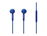 Samsung EO-EG920B Auriculares Dentro de oído Conector de 3,5 mm Azul