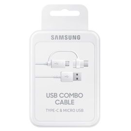 Samsung EP-DG930 cable USB 1,5 m USB 2.0 USB A USB C/Micro-USB B Blanco