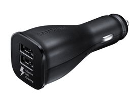 Samsung EP-LN920 - Adaptador de corriente para el coche - 2 A - 2 conectores de salida (USB) - negro Samsung EP-LN920 - Adaptador de corriente para el coche - 2 A - 2 conectores de salida (USB) - negro