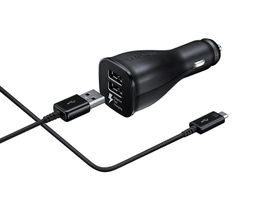 Samsung EP-LN920 - Adaptador de corriente para el coche - 2 A - 2 conectores de salida (USB) - negro Samsung EP-LN920 - Adaptador de corriente para el coche - 2 A - 2 conectores de salida (USB) - negro