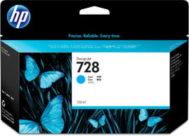 HP 728 - 130 ml - cian tintado - original - DesignJet - cartucho de tinta - para DesignJet T730, T830