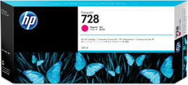 TINTA HP 728 MAGENTA 300ML F9K16A T830 T830