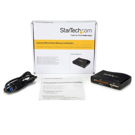 StarTech.com Lector Multi Tarjetas de Memoria Flash USB 3.0 Super Speed SD CF CompactFlash MS