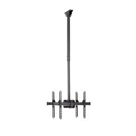 StarTech.com Soporte de Techo para TVs de Espalda con Espalda - con Mástil de 1m a 1,5m