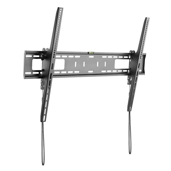 StarTech.com Soporte de Pared para TV de Pantalla Plana - Ajustable - Compatible con TVs Curvos - Abrazadera - para TV - plástico, acero - negro - tamaño de pantalla: 60